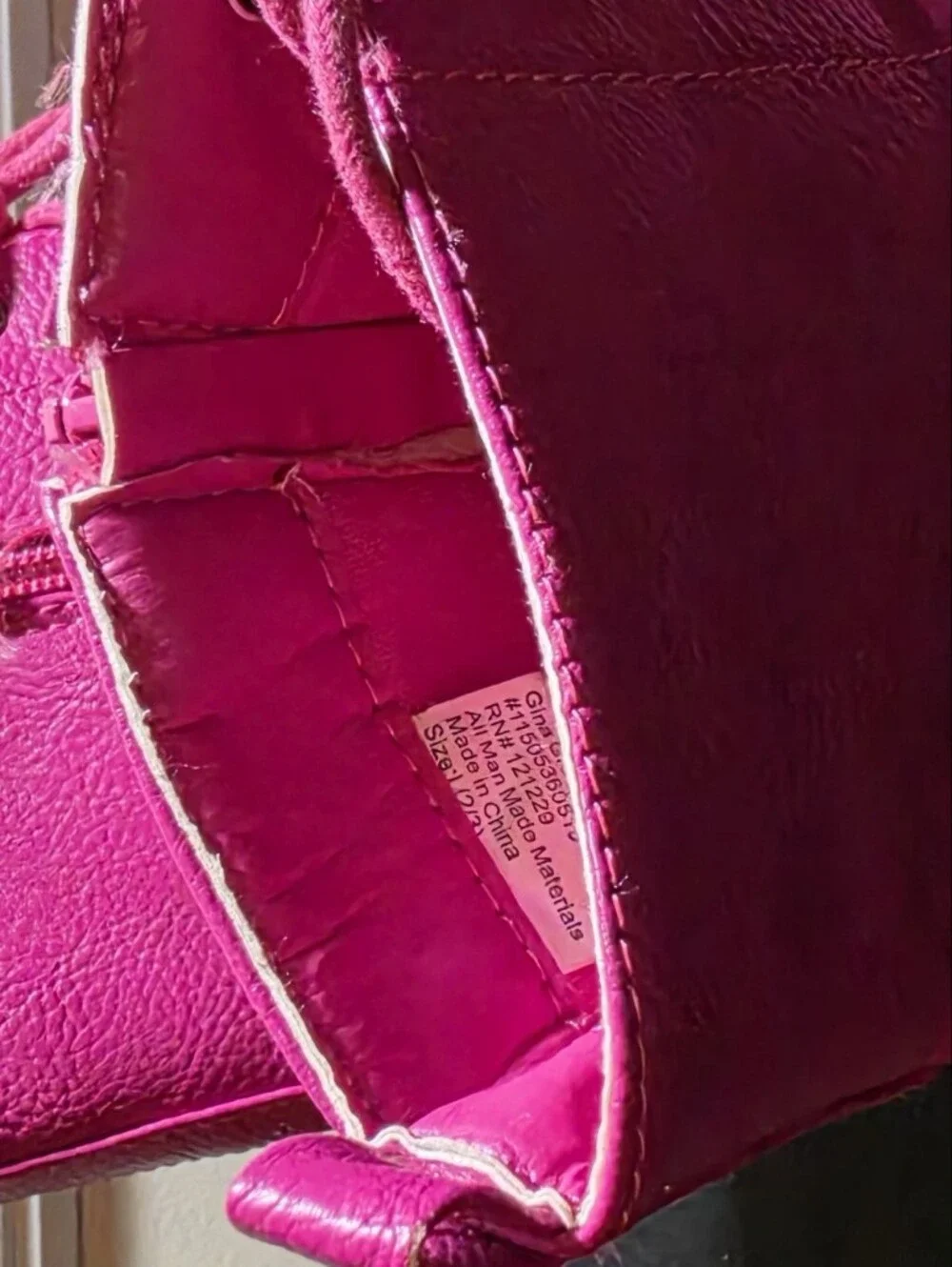 Girls' Hot Pink Rhinestone Combat Boots